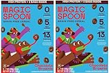 (Pack of 2) Magic-Spoon High Protein Chocolate Brownie Cereal Grain-Free, 2 Bags inside, 7 oz/Bag, total Net Weight 14oz