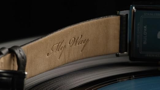 Amazon.com: Bulova Men's Frank Sinatra My Way Leather Strap
