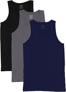 فانلة توب كات بدون أكمام مصنوعة من القطن بنسبة 100% للرجال من دايس، عبوة من 3 قطع