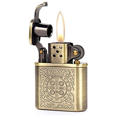 Bronzy Copper Antique Lift Arm Lighter Cover