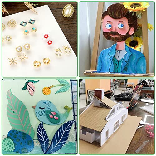 MIVIDE 20 Stück Schaumstoffplatte Weiß A5, 14.8x21cm Hartschaumplatte 5mm, Leichtschaumplatte Weiße, Doppelseitige, Leichte Schaumstoff Platte für Modellbau, Handwerk, Präsentation und Schulprojekte