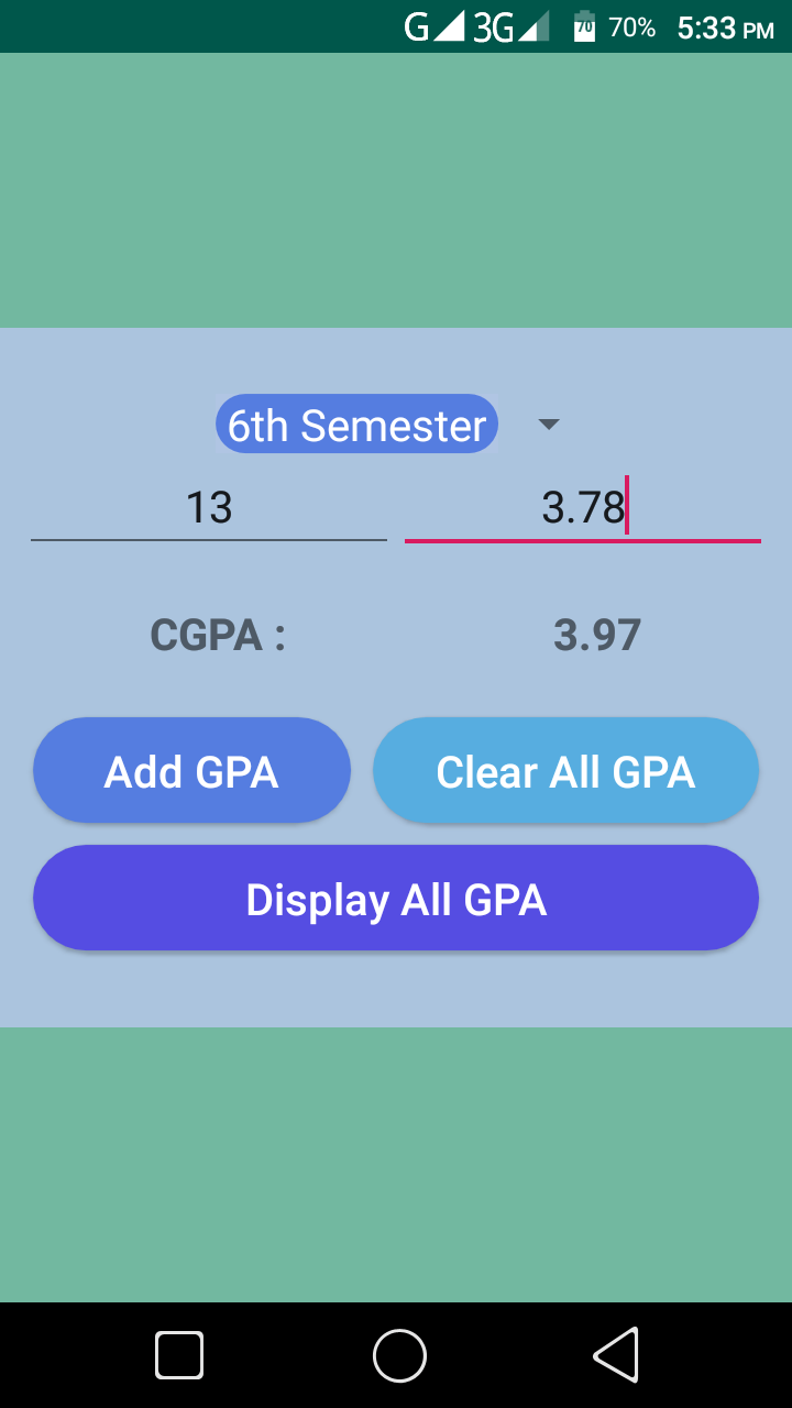 CGPA Calculator App on Amazon Appstore