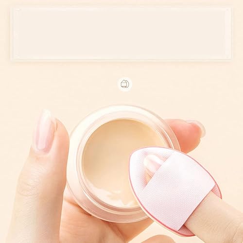 Miniatura 7 de Paquete de 24 mini almohadillas triangulares de maquillaje, esponjas de belleza para profusión facial, rubor líquido, licuadora de belleza (rosa +