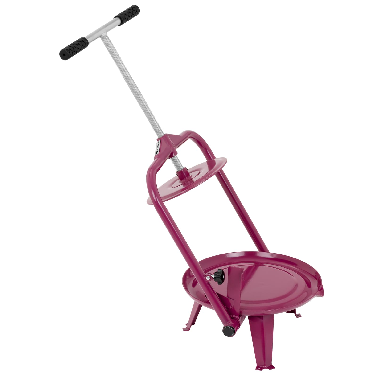 Wiesenfield Torchietto Premitutto Manuale Torchio A Vite RCWP-14LM incl. 1 panno per la stampa (Acciaio Inox, 14 Litri)