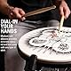 Meinl Cymbals Benny Greb Drum Practice Pad 6 Zoll (15,24cm) Schlagzeug Trommel Übungspad – Medium Rebound, natürliches Spielgefühl – Schlagzeug Zubehör, Weiß (MPP-6-BG)
