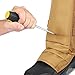 IceBlade Snake Chaps, Full Leg Protection from Snake Bites, Waterproof Hunting Gear, Adjustable Size Snake Guard Gaiters for Legs, Briar Thorns, and Brush, Durable Snake Bite Defense (Khaki)