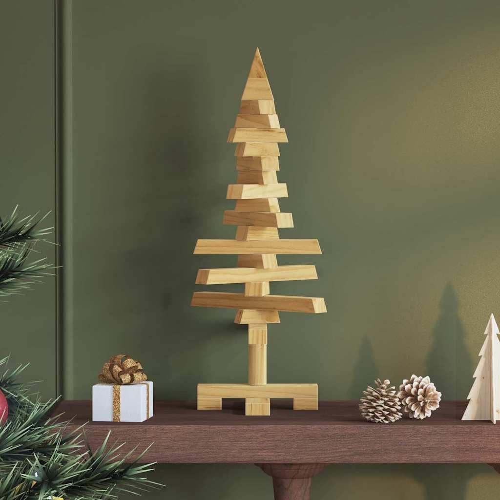 Árbol de Navidad de Madera de Pino Maciza