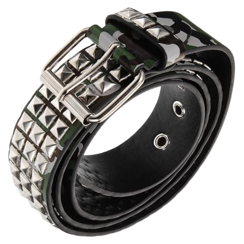 Men Adjustable Belt Stylish Casual Waistband for Pants and Jeans Faux Waist Belt for Everyday Use Fashionable Accessory for Men and Women Camouflage