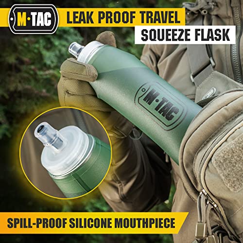 M-Tac Flexible Water Bottle - Travel Soft Squeeze Flask - Ideal For Outdoor Activity (17 Oz) #TOP3