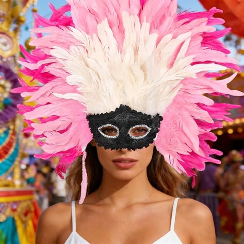 Masque de carnaval confortable pour couple évitant la transpiration - 3