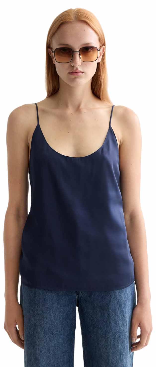 Scotch & Soda Singlet Woven Front Jersey Back Tank