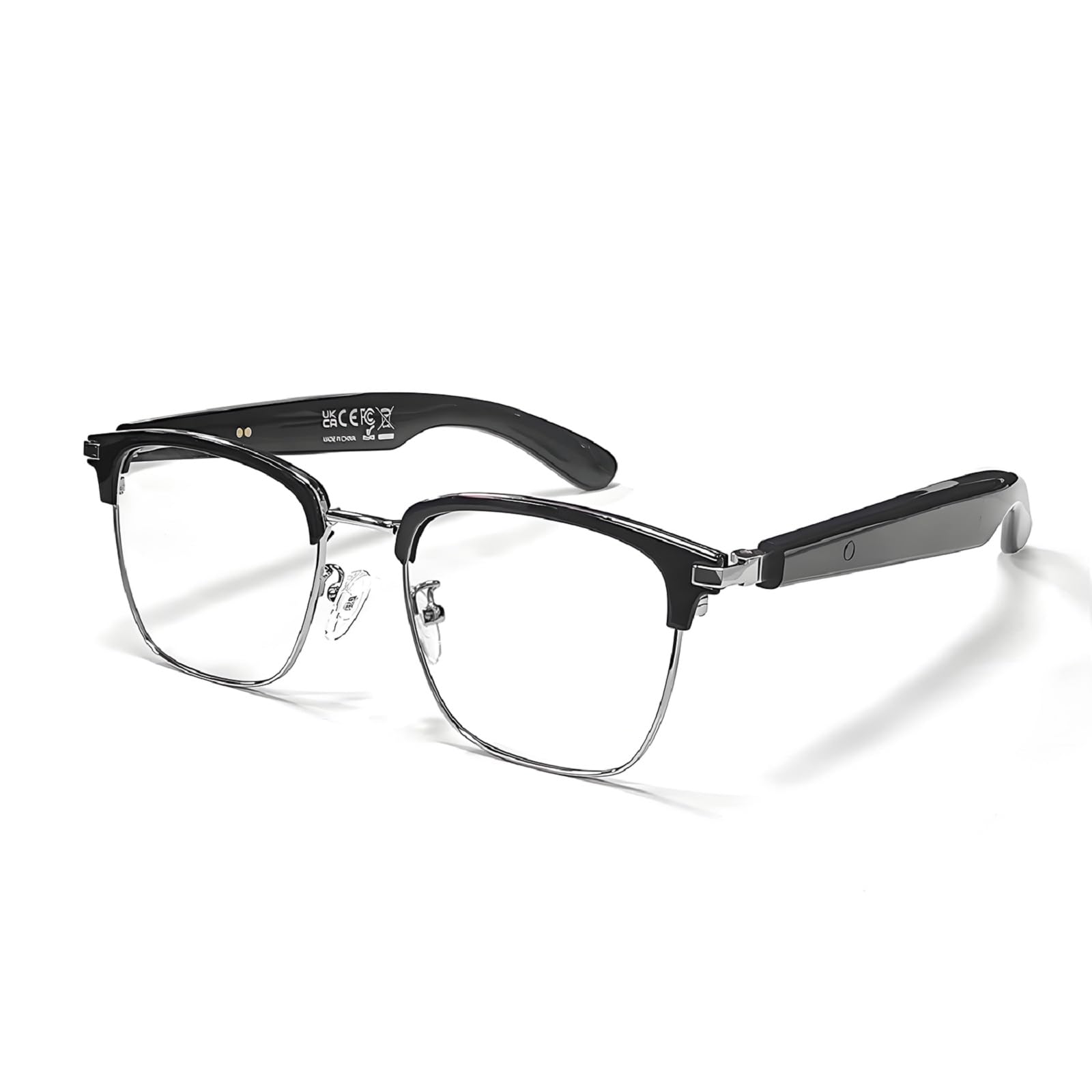 Yihou Smart Bluetooth Glasses for Men Women with Speakers Headphone Audio Music Blue Tooth Glasses Bluetooth Eyeglasses Black-image-42