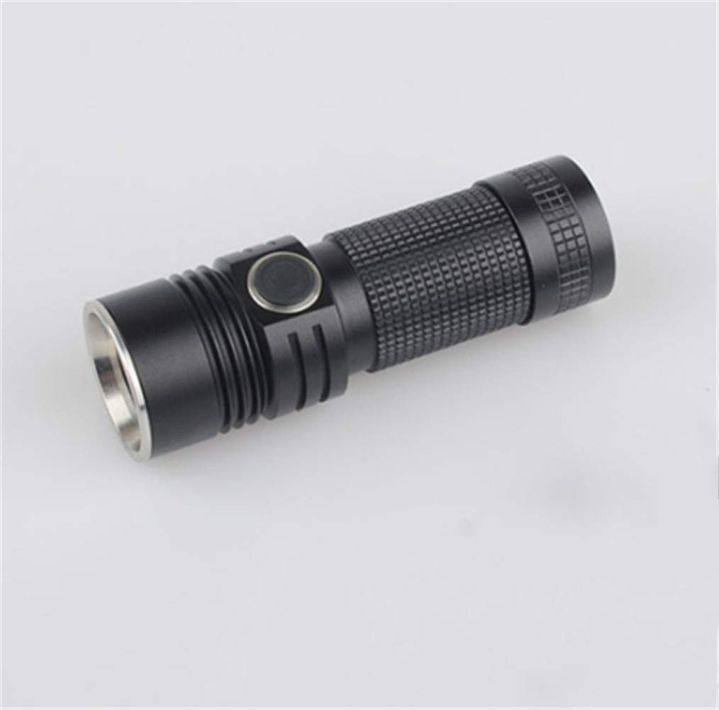 Torcia a LED piccola e potente, super luminosa, con portachiavi, 1000