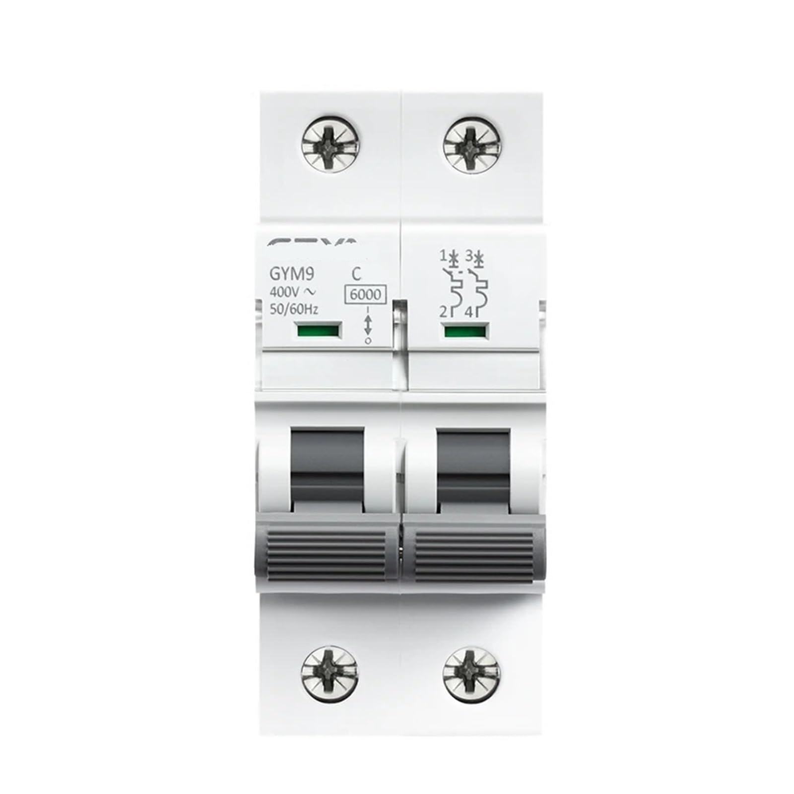 Mini Disjoncteur 25A 6KA Haute Capacité de Rupture GYM9 Courbe C