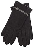 Guantes para mujer, 70% lana, 20% poliamida, 10% cachemira.