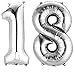 Produktbild Amscan 3386601 - Folienballon 18 Jahre, Geburtstag, Party, Heliumballon, Dekoration