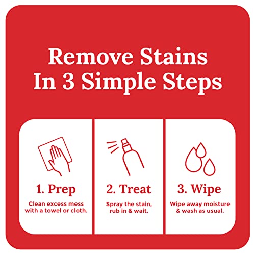 Emergency Stain Remover Spray – 4Oz 2 Pack Laundry Stain Remover For Clothes, Upholstery Fabric, Carpet - Works On Most Blood, Grass, Coffee, Mud, Grease & Oil Stain Remover #TOP6