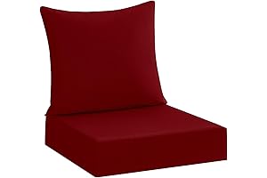 24" x 24" Hampton Bay Burgundy Replacement Cushions