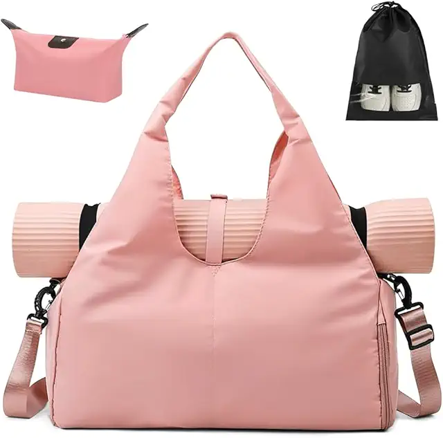 Mochila Yoga Moderna Grande con Compartimento Zapatos y Bolsillos Multifuncionales Impermeable