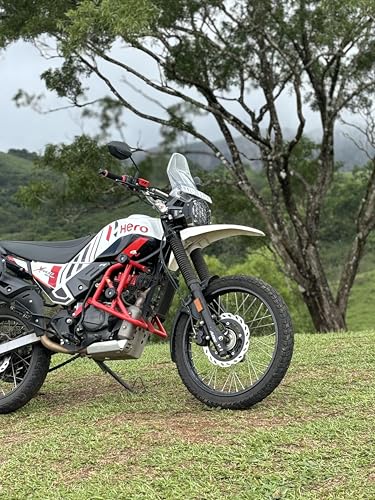 Image of Bizen Hero Xpulse 200 2V 4V Rally & Rally Pro Premium Crash Guard with Frame Sliders - Black