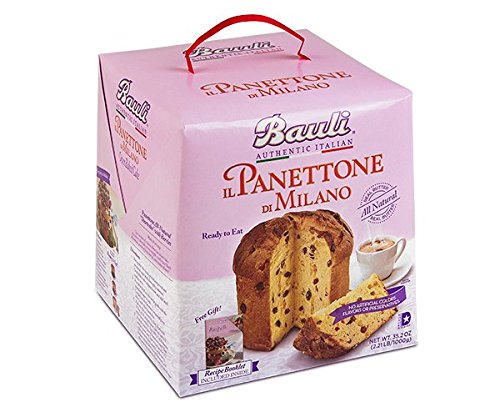 Bauli All Natural Panettone Di Milano, Traditional, 26.4 Ounce