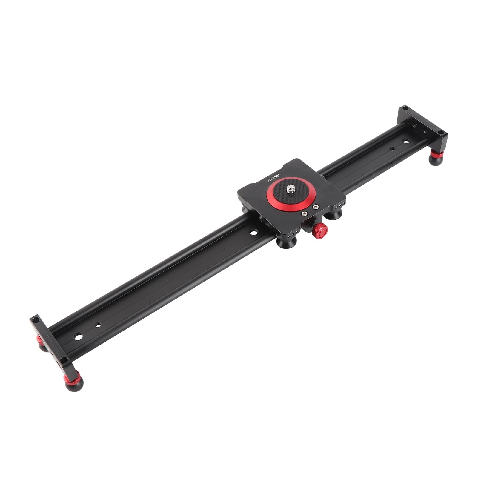 40 Cm/16 Pollici in Lega di Alluminio per Fotocamera Slider Video Stabilizzatore Binario per Fotocamera DSLR Videocamera DV Fotografia di Film, Carico Fino a 11 Libbre