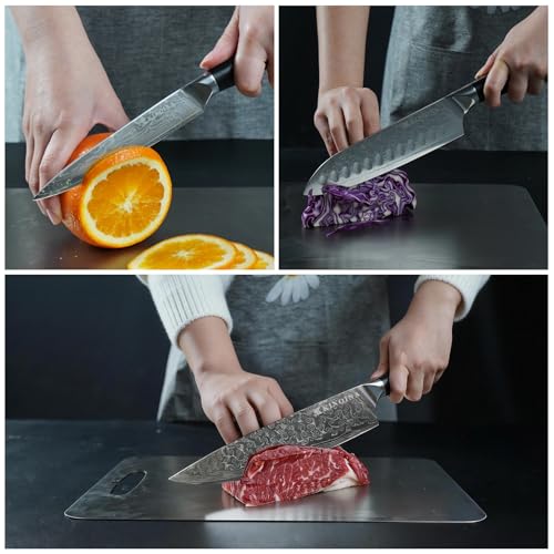 5-Piece Damascus Kitchen Knife Set - image 6