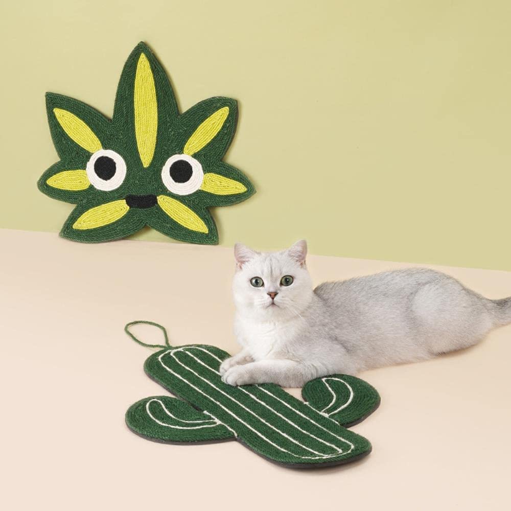 Juguete de Agarre de Gato Alfombrilla Rascadora Para Gatos De Sisal Natural, Almohadilla Para Rascar Para Gatos, Protección Contra Arañazos Para Sofá, Afilador De Garras Tableros Afiladores de Uñas(45