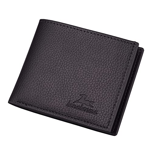Image of Slim Wallet for Men with Coin Purse, Minimalist Wallet with Zipper, Bifold Mens Wallets with Credit Card Holder, PU Leather Men's Wallet with Money Clip, Carteras Para Hombres (COFFEE)