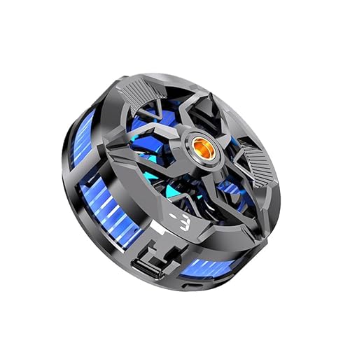 Portable Magnetic Phone Cooler, Semiconductor Cooling Fan with RGB Lights, Removable Grip, Ideal for Gaming Phones, PS5, Mobile Gaming, Tiktok Live Streaming & Outdoor Vlogging