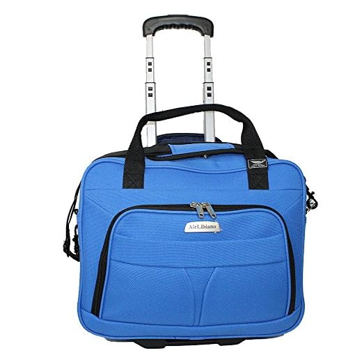 Airlibiano Rolling Personal Item laptop case Airlines Frontier & Spirit Airlines