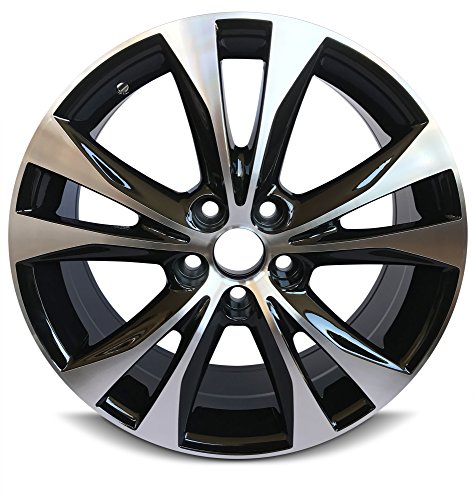 For 13-15 Toyota Rav4 18 Inch Machined Black Aluminum Rim - Oe Direct Replacement - Road Ready Suv Wheel #TOP20