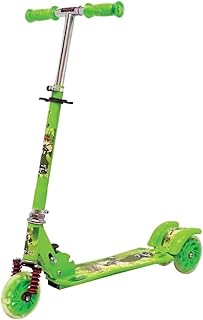 سكوتر بلاستيك مع 3 عجلات ومقبض للأطفال - شخصيات متنوعة، متعدد الألوان