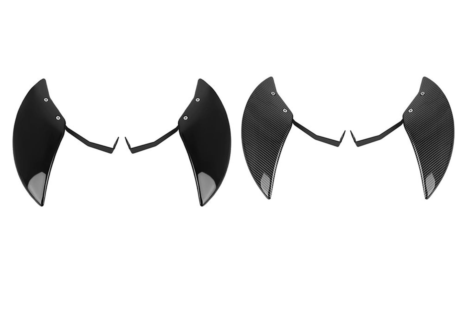 Compatible con Conducto De Refrigeración De Pinza Honda CB1000 Hornet. | Atornillado directo, aumenta el flujo de aire, protege la pinza y mejora el aspecto general(Black)