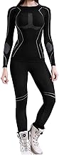 HEWEAYTA Compression Wear Men's and Women's Thermal - Winter Compression Innerwear, Cold Protection, Compression Upper and Lower Set, High-Function, Long Sleeve, Skiing, Mountaineering, Sweat Wicking