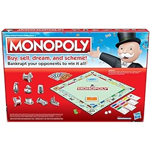 Monopoly-Game-Family-Board-Games-for-2-to-6-Players-Kids-Ages-8-and-Up-Includes-8-Tokens-Token-Vote-Edition