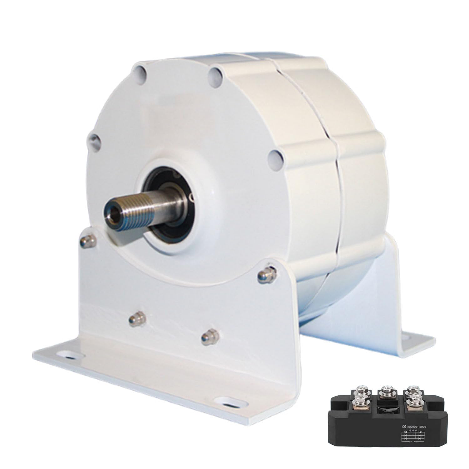 Generador De Imán Permanente De 1000 W, Generador De Rueda De Agua, 12 V, 24 V, 48 V, 600 R/Min, Carcasa De Aluminio, Adecuado para Turbinas Eólicas Y Turbinas Hidroeléctricas, Etc.,48V