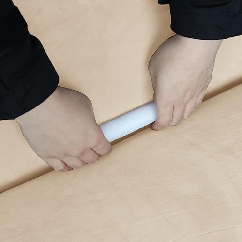 Miniatura 5 de Fundas para sofá modular de esquina de 5 asientos en forma de L, fundas de terciopelo para sofá modular en forma de L, protector elástico suave y