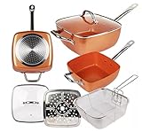 Caractéristiques : résistant à la chaleur et induction. Monté fermement poignée rivetée.