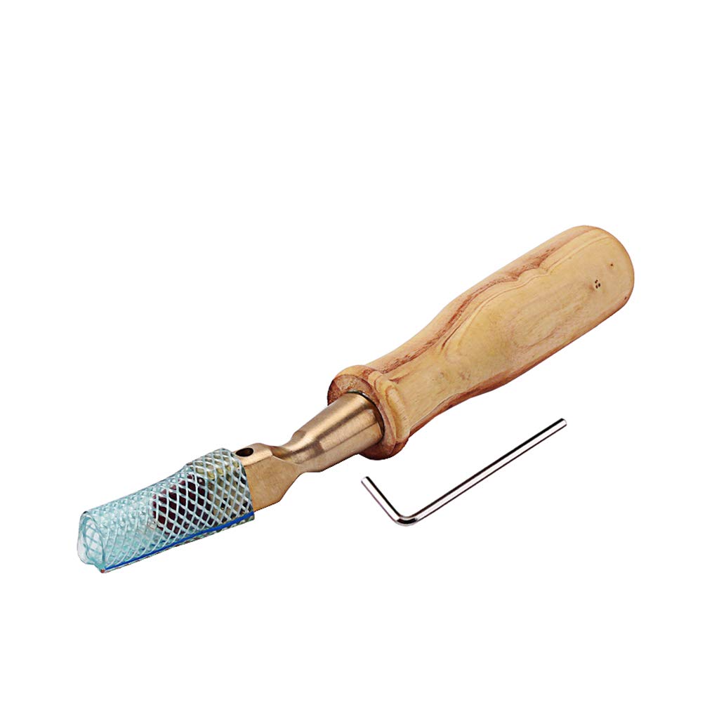 Alnicov, martillo de piano de madera de azufaifa ajustable de 4,5 pulgadas, herramienta de sonorización de pin de codo fijo con mango de madera dura para piano