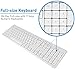 Macally Full-Size USB Wired Keyboard for Mac Mini/Pro, iMac Desktop Computer, MacBook Pro/Air Desktop w/ 16 Compatible Apple Keyboard with Numeric Keypad, Rubber Domed Keycaps - Spill Proof