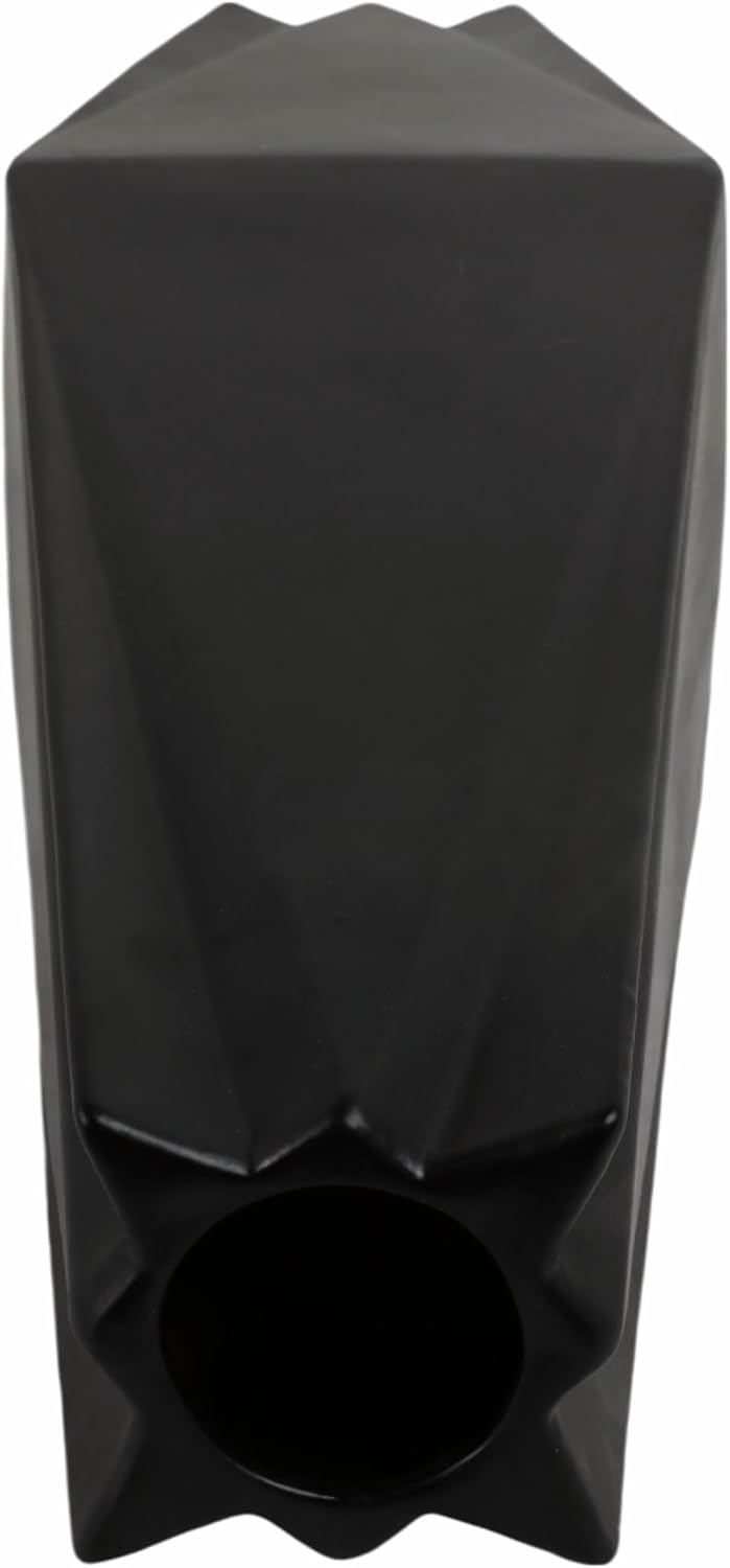 Decorative Tall Ceramic Vase for Living Room Decor - Decorative Flower Vase for Home, Bedroom, and Office Decor - Modern House Accent for Entryway, Dining Room, and Table Display - 26", Black