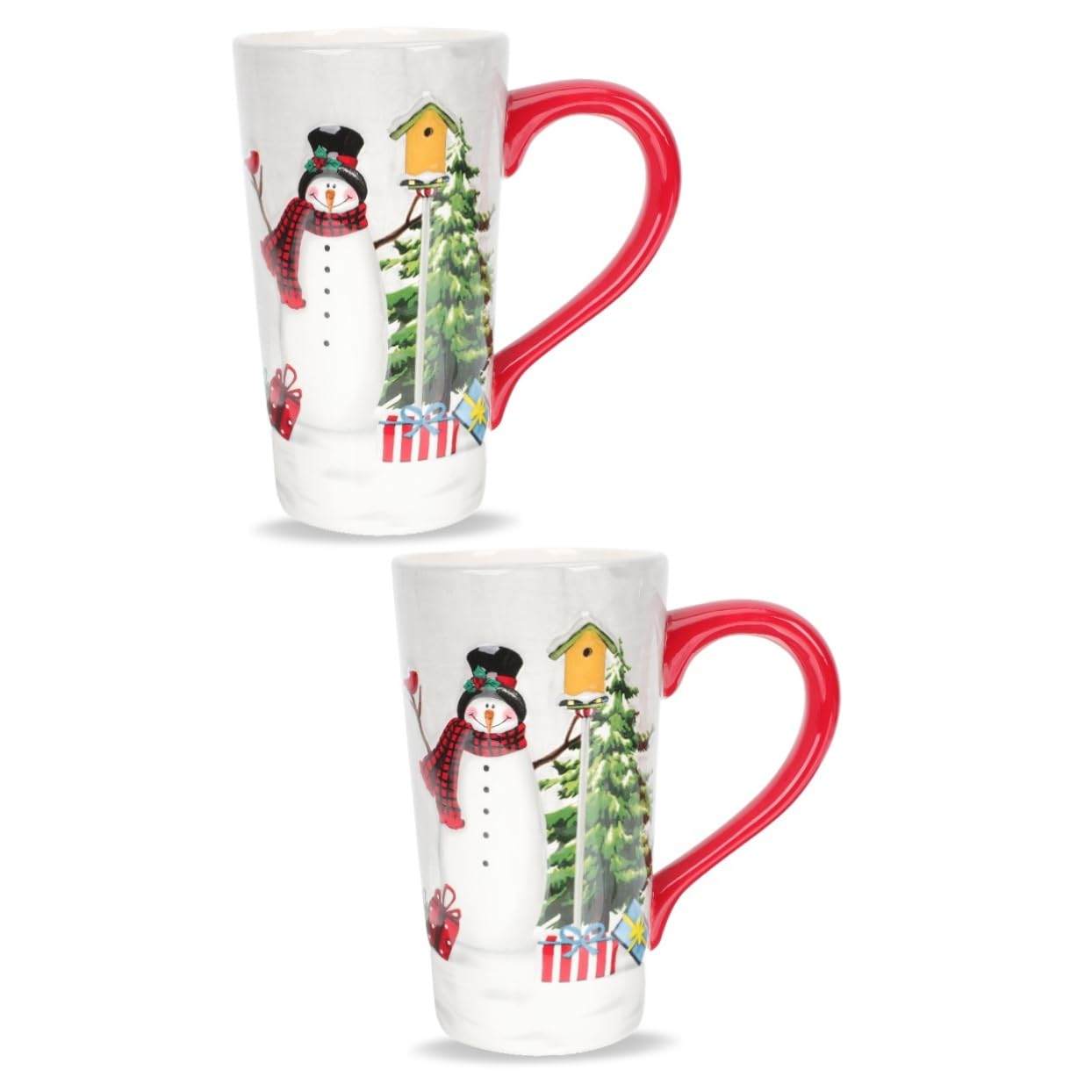 Tasses de Noël réutilisables Cabilock en relief, le cadeau de table idéal