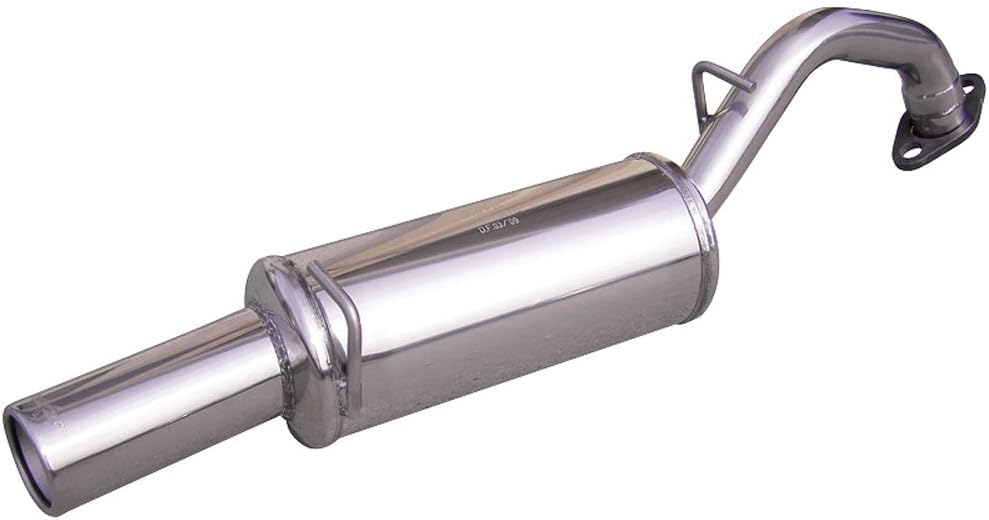 InoxcarTOYA.04.80 100% Inox Sport Exhaust for Toyota Yaris II 1.8TS (133HP) 2006- 80mm