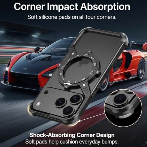 Bumper aluminium iPhone 17 anti-surchauffe ajustable - 5