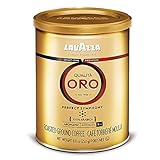 Lavazza Qualita Oro Ground Coffee Blend, Medium Roast, 8.8-Oz Cans (Pack of 4)(Packaging may vary) Authentic Italian, Blended And Roasted in Italy, Non GMO, A Full bodied with sweet, aromatic flavor