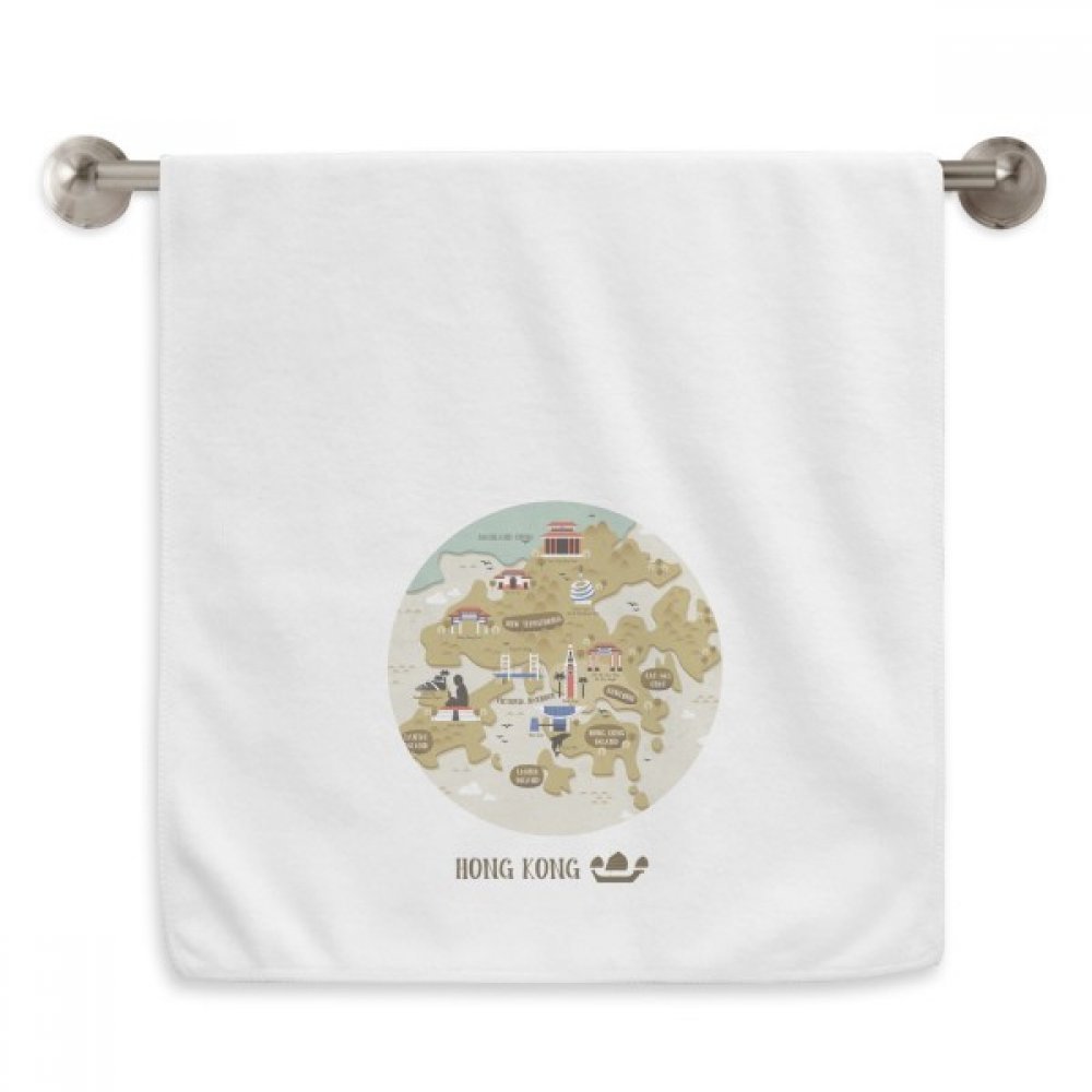 Serviette débarbouillette Hong Kong voyage et bien-être pour la maison