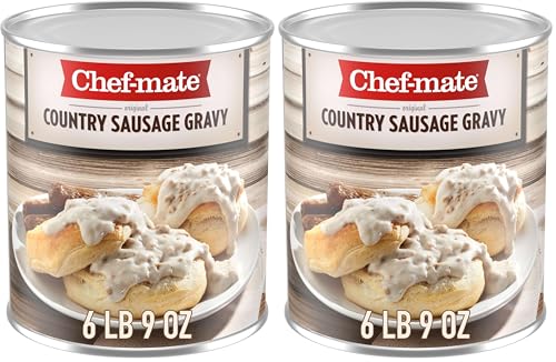 Chef-mate Country Sausage Gravy, Breakfast Sausage, Biscuits and Gravy, 6