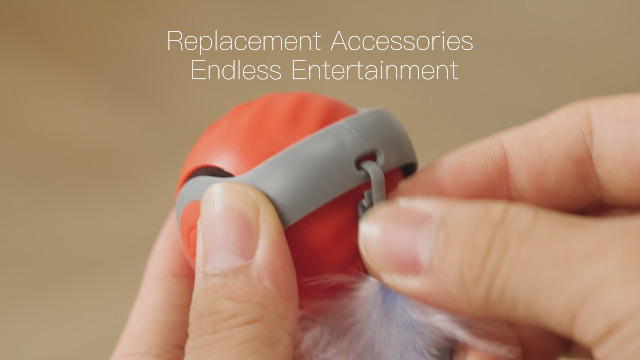 BABORUI Interactive Cat Toy Ball - Automatic Interactive Cat Toys for Indoor Cats with 3 Tails, 2 Speeds Rechargeable Cat Enrichment Toys for Small/Medium/Large Cats to Keep Them Busy(Blue) - image 8