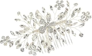 FOMIYES Grampo De Cabelo De Pérola Lado Do Cabelo Do Diamante Pentes Nupcial Vintage Acessórios de Cabelo Vintage Liga Francesa Pente Dentes Grampos De Cabelo Pérola